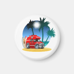 Aimant Camper de dessin