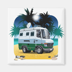 Aimant Camper de dessin