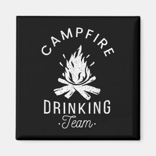 Aimant Campfire Boire Équipe Camping Amateurs de Scout Ca