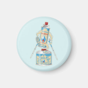 Aimant Camping gaz caniseurs drôle randonnée