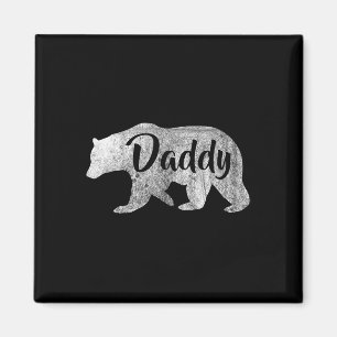 Aimant Camping homme super daddy ours génial 