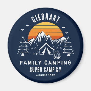 Aimant Camping Swag Retro Custom Family Vacsaké