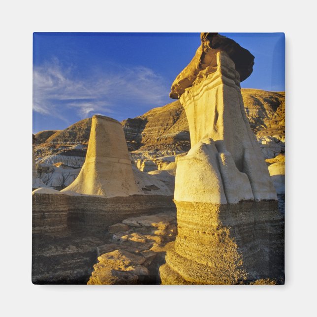 Aimant Canada, Alberta, Drumheller. Hoodoos. (Devant)