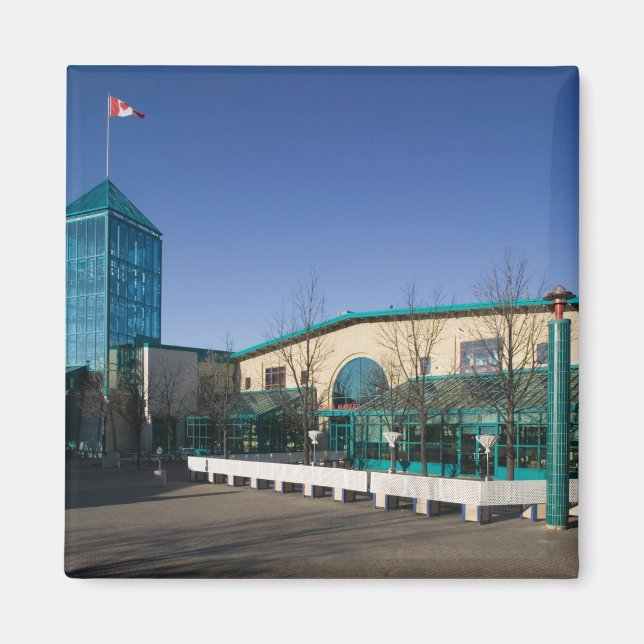 Aimant CANADA, Manitoba, Winnipeg : Le marché de The Fork (Devant)