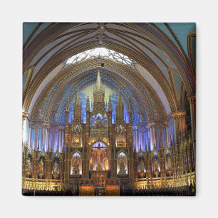 Aimant Canada, Québec, Montréal. Intérieur de Notre 2