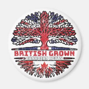 Aimant Canada Royaume-Uni Royaume-Uni British Tree