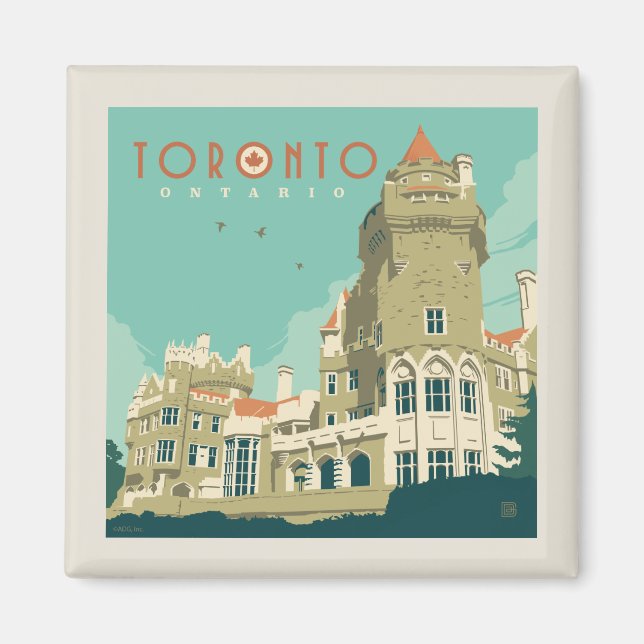 Aimant Canada | Toronto, Casa Loma (Devant)