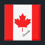 Aimant Canadian Flag Magnet, voyage / sports, Canada<br><div class="desc">Aimants frigo : Aimant frigo drapeau canadien & Canada - J'aime mon pays,  voyage,  cadeaux de vacances,  patriotes / fans sportifs</div>