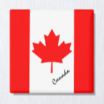 Aimant Canadian Flag Magnet, voyage / sports, Canada<br><div class="desc">Aimants frigo : Aimant frigo drapeau canadien & Canada - J'aime mon pays,  voyage,  cadeaux de vacances,  patriotes / fans sportifs</div>