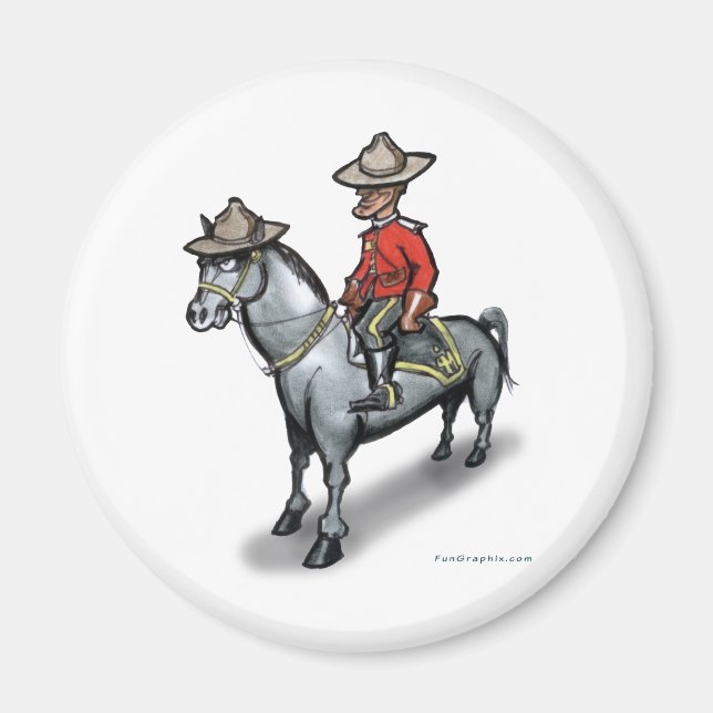 Aimant Canadian Mounty (Devant)