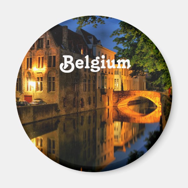 Aimant Canal en Belgique (Devant)