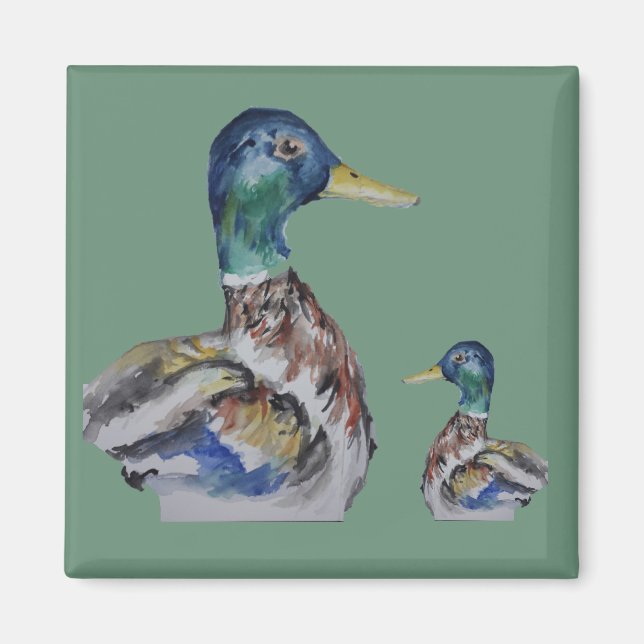 Aimant Canard coloré (Devant)