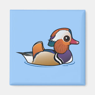 Aimant Canard de mandarine de Birdorable