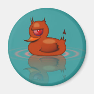 Aimant Canard en caoutchouc mal