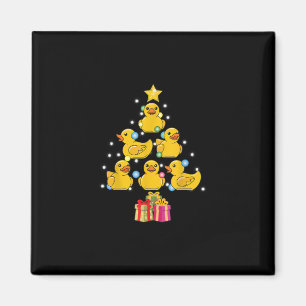 Aimant Canard en caoutchouc Noël Arbre canard canard Noël