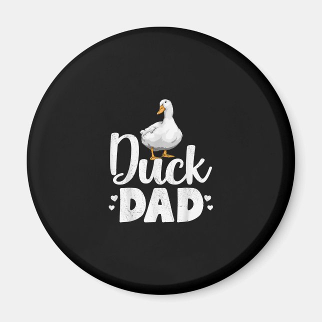 Aimant Canard papa Drôle Eau Ducklage Fermier Dons (Devant)