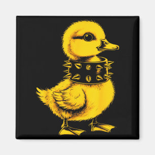 Aimant Canard rocker punk metal rock and roll musique tou