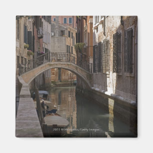 Aimant Canaux de Venise et pont en pierre