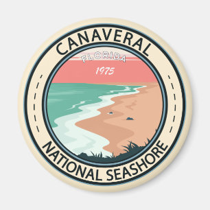 Aimant Canaveral National Seashore Florida Badge