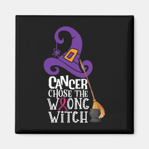 Aimant Cancer Chose The Wrong Witch Breast Cancer Hallowe
