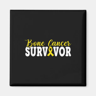 Aimant Cancer de l'os Survivant Rebbon Jaune Sarcoma Canc