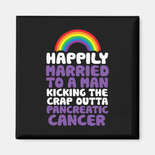 Aimant Cancer du pancréas Gay Husbynd Support Citation Pr