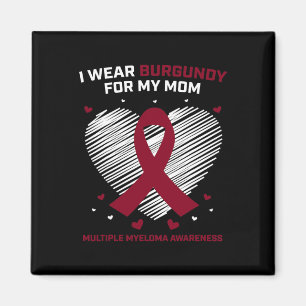 Aimant Cancer du sang Je Porte Bourgogne Maman Myélome mu