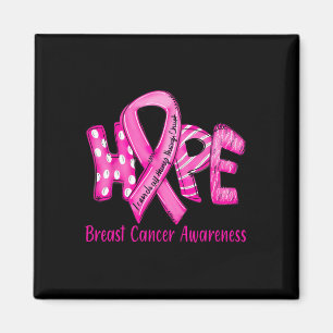 Aimant Cancer Du Sein En Octobre Nous Portons Du Ruban Ro