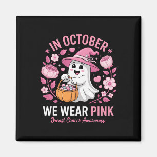 Aimant Cancer Du Sein Femmes Halloween En Octobre Nous Po