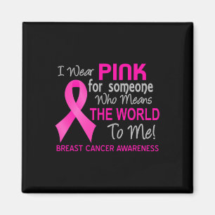 Aimant Cancer Du Sein Rose Pour Quelqu'Un Qui Veut Que Le