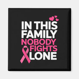 Aimant Cancer du sein Soutien du ruban rose Cancer du sei