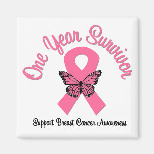 Aimant Cancer du sein survivant de 1 an