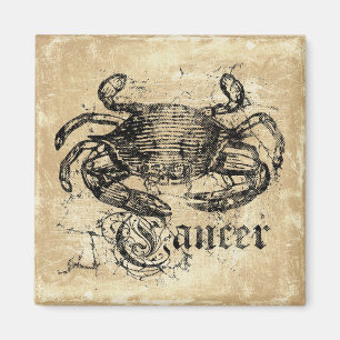 Aimant Cancer du zodiaque Vintage