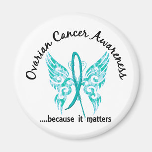 Aimant Cancer ovarien du papillon 6,1 grunges de tatouage