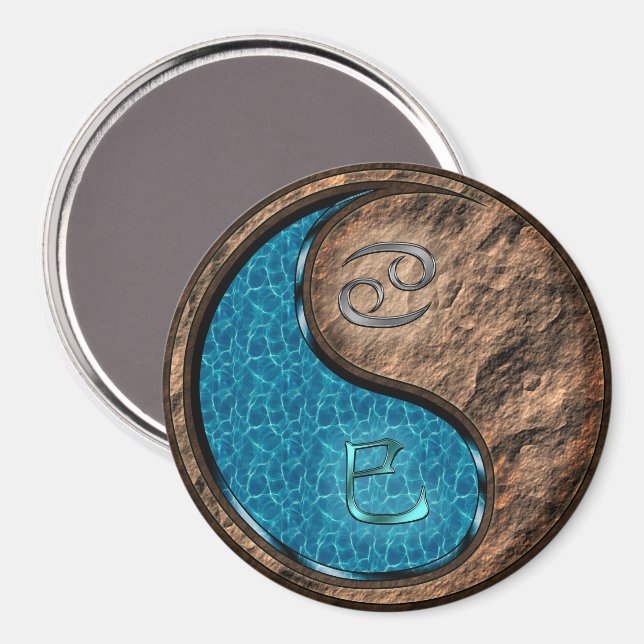 Aimant Cancer & Serpent de terre (Recto/Verso)