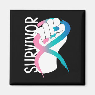 Aimant Cancer Survivant Mois de sensibilisation au cancer