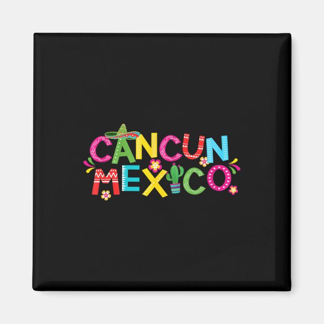 Aimant Cancun Mexique 1 (Devant)