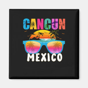 Aimant Cancun Mexique 2025 Vacation Beach Matching Famill