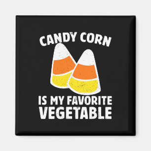 Aimant Candy Corn Est Mon Légumes Favoris Tee Retro Hall