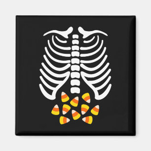 Aimant Candy Corn Skeleton Rib Cage Halloween Costume