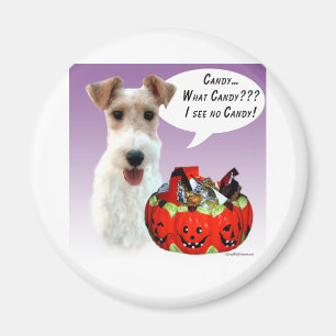 Aimant Candy Halloween Fox fil Terrier