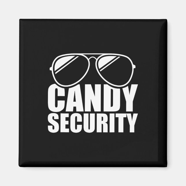 Aimant Candy Sécurité Amusante Costume d'Halloween facile (Devant)