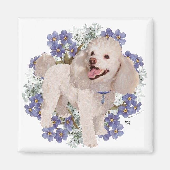 Aimant Caniche (Devant)