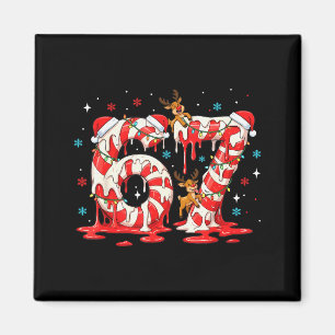 Aimant Canne de Noël 67 Mème Six Sept Drôle Garçons