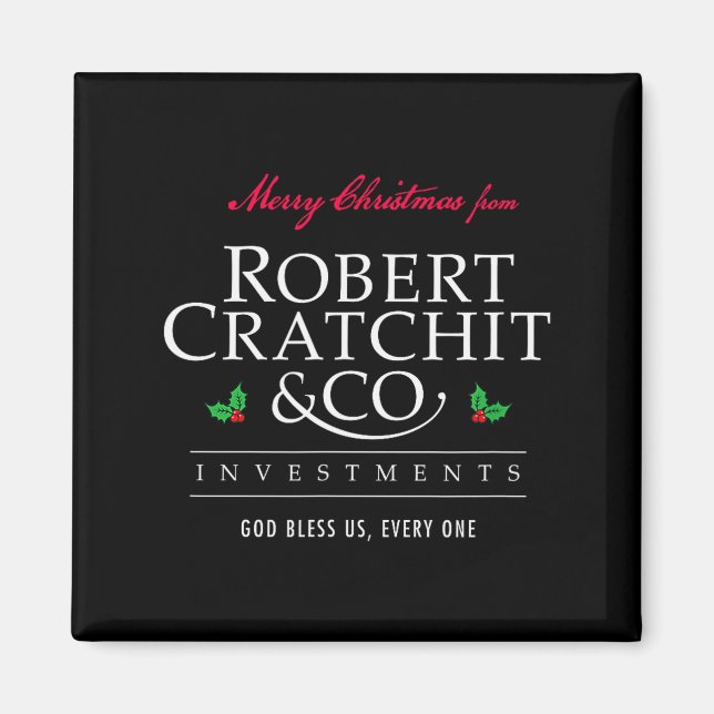 Aimant Cantique de Noël Robert Bob Cratchit Ebenezer Scro (Devant)