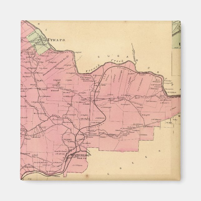 Aimant Canton de French Creek (Devant)