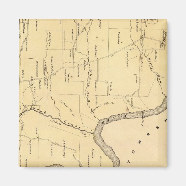 Aimant Canton de Scrub Grass (Devant)