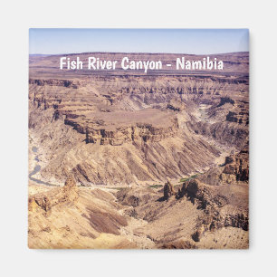 Aimant Canyon de la rivière Fish dans le sud de la Namibi
