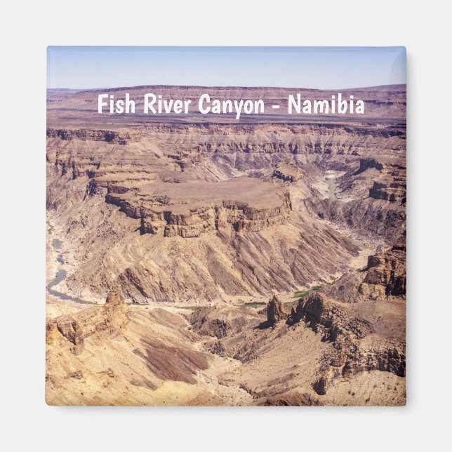 Aimant Canyon de la rivière Fish dans le sud de la Namibi (Devant)