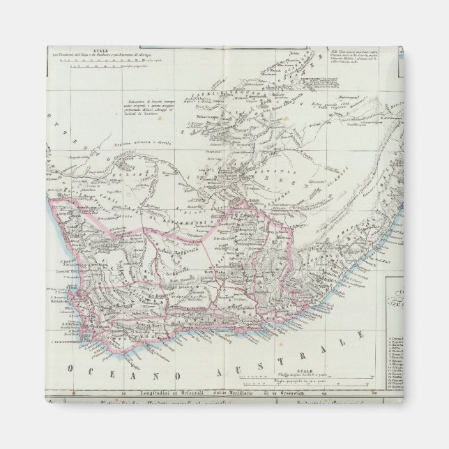 Aimant Cap, Afrique du Sud 2 (Devant)